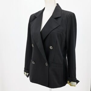 Cabi Black Double Breasted Tailored Blazer Career Core‎ Workwear Size 6